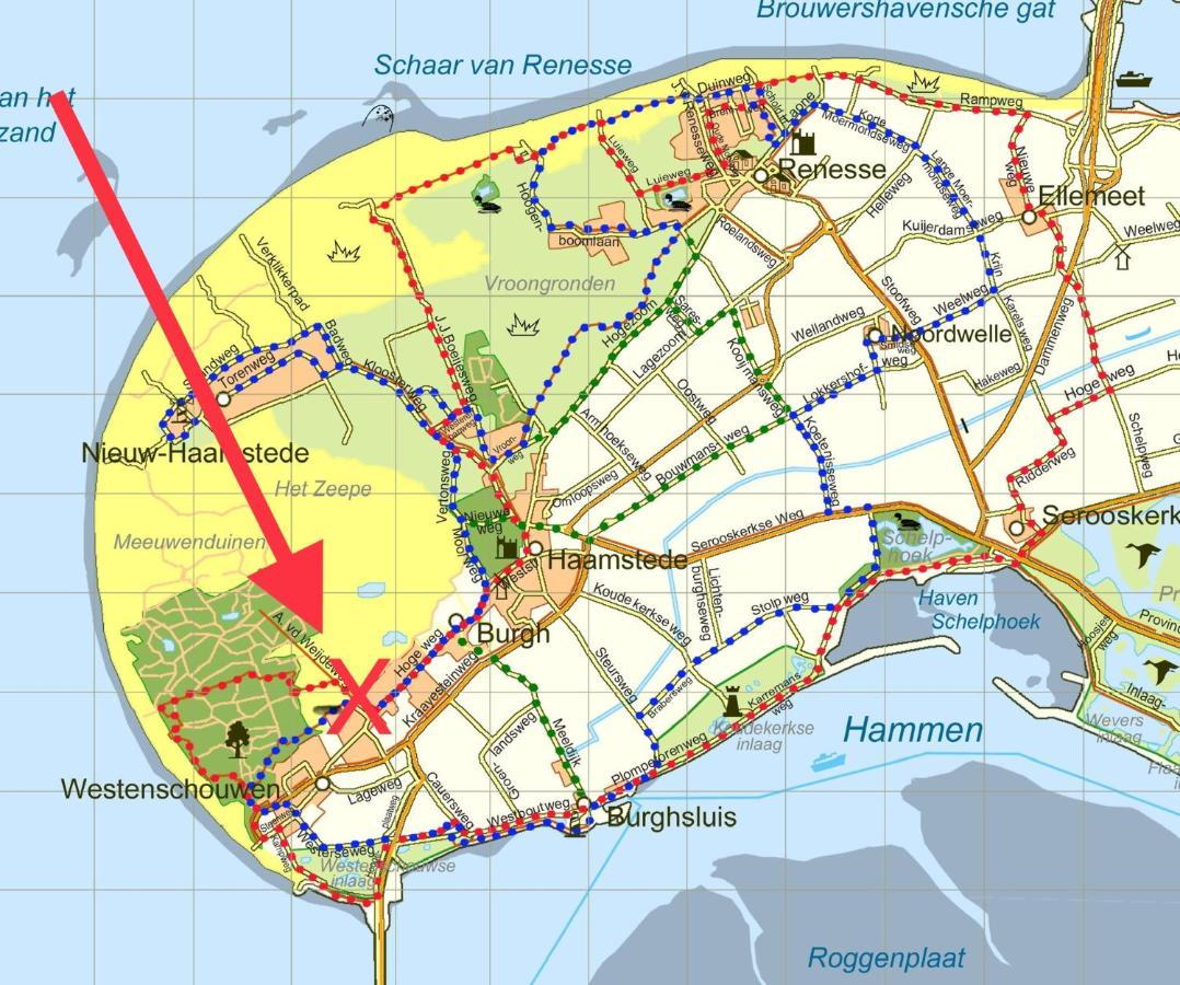 Heerlijk Vrijstaand Huis Aan De Duinen Burgh-Haamstede Exteriör bild